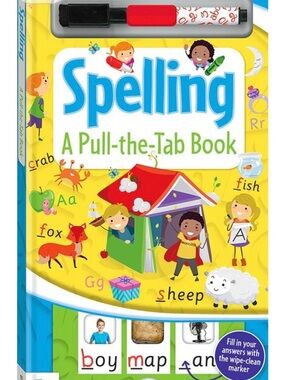 Spelling: A Pull-the-Tab Book - Kids Activity Book